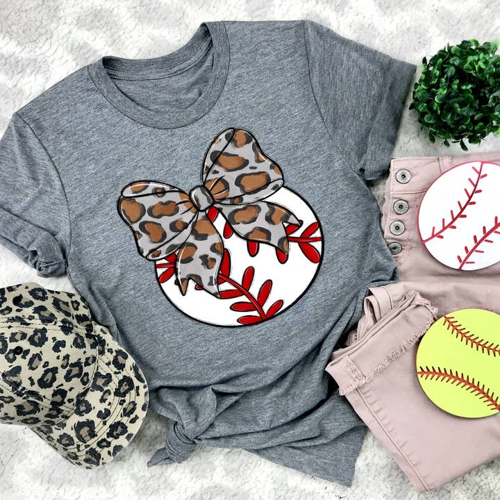 Baseball and Bows for wholesale by Sweet and Sassy Tees
