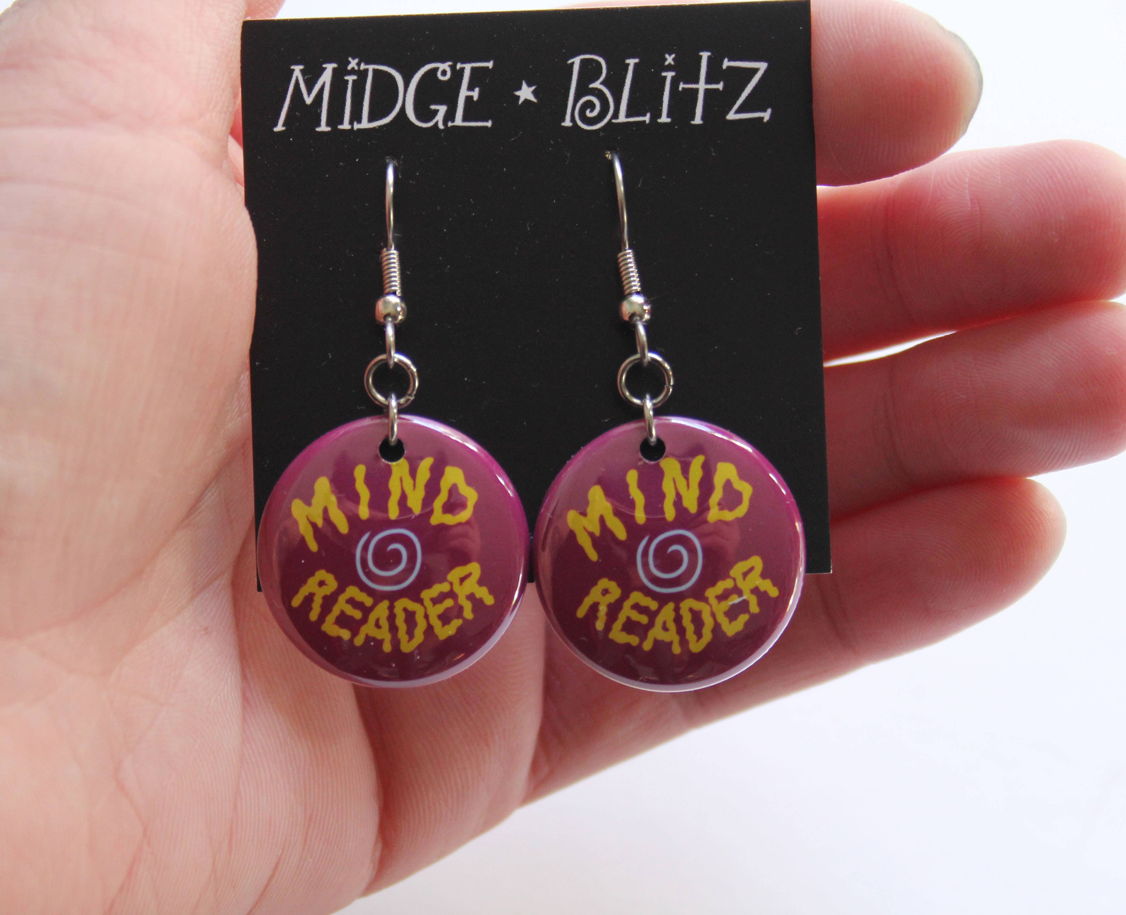 Midge Blitz - Wholesale Dangle Earrings - Mind Reader Earrings2