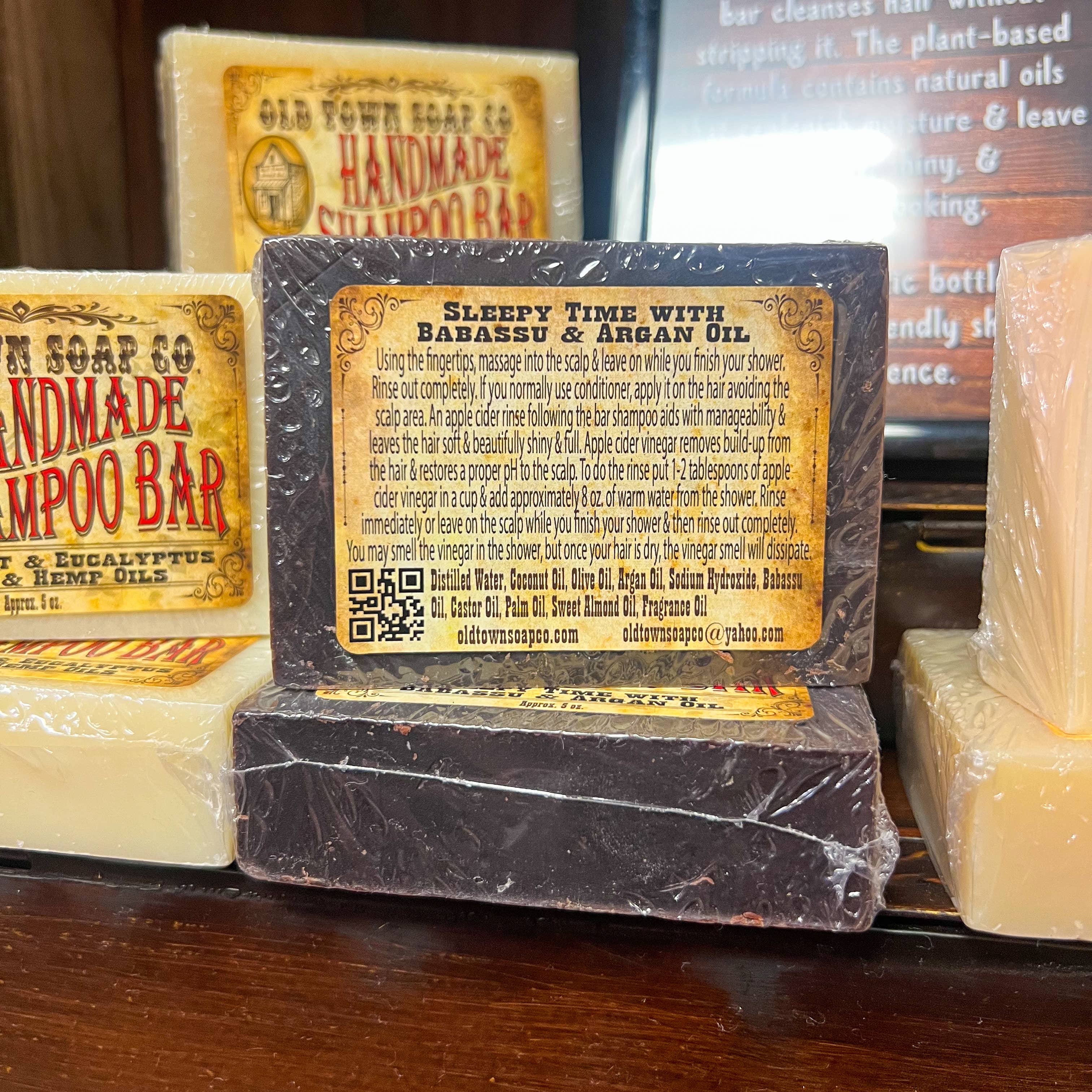 Old Town Soap Co. - Vente Disques de shampoing/shampoings solides - *Nouveau sur Faire* Barres de Shampooing Nourrissantes8