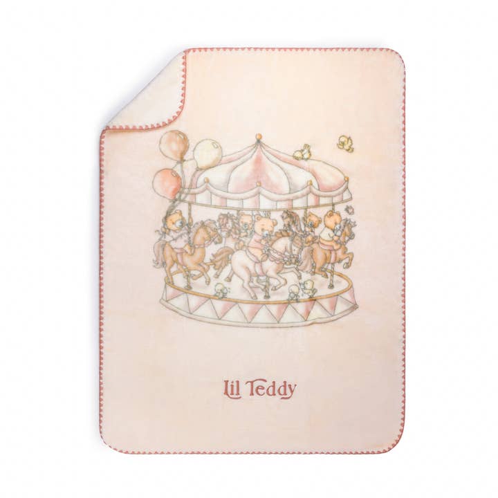 Lil Teddy’s Merry Go Snuggle Sugary Pink for wholesale by Lil Teddy
