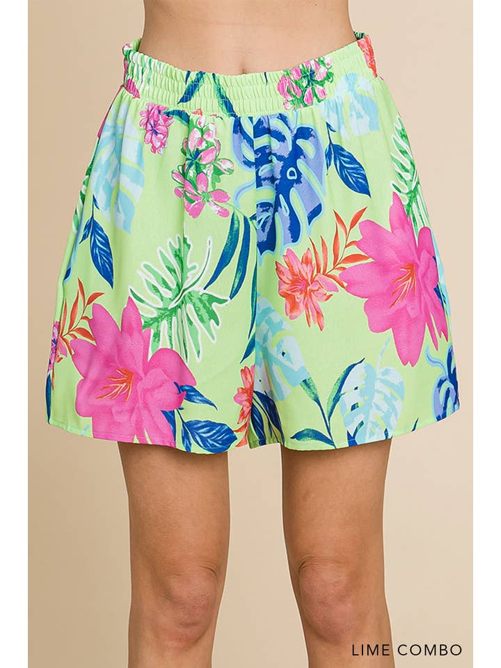 Cotton Bleu - Wholesale Shorts - Women's - 30185W - Bohemian Style Women's Air Flow Print Shorts18