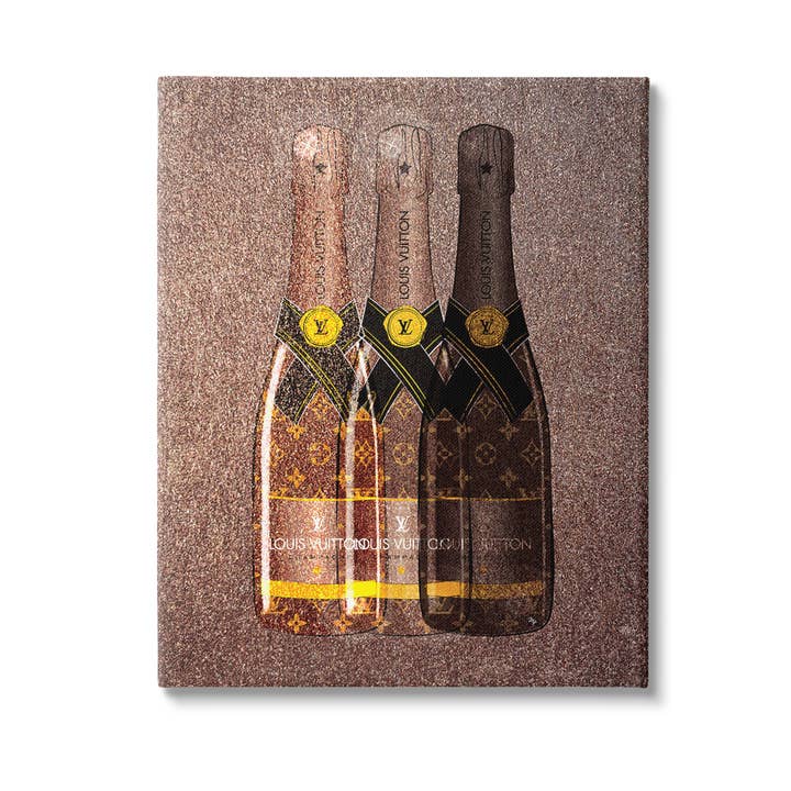 Stupell Industries - Wholesale Wall Decor - Kids & Baby - Abstract Brown Wine Bottles Canvas Art5