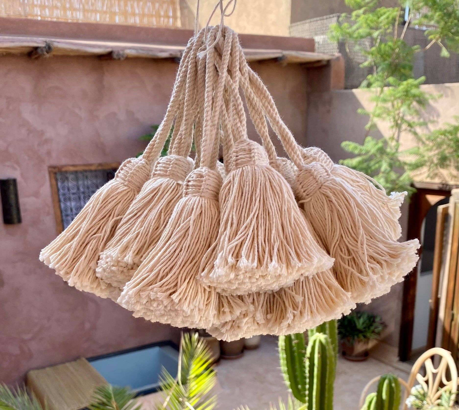 SOUK in the CITY - Wholesale Decorative Tassel/Wall Drop - COTTON Braided Tassels8
