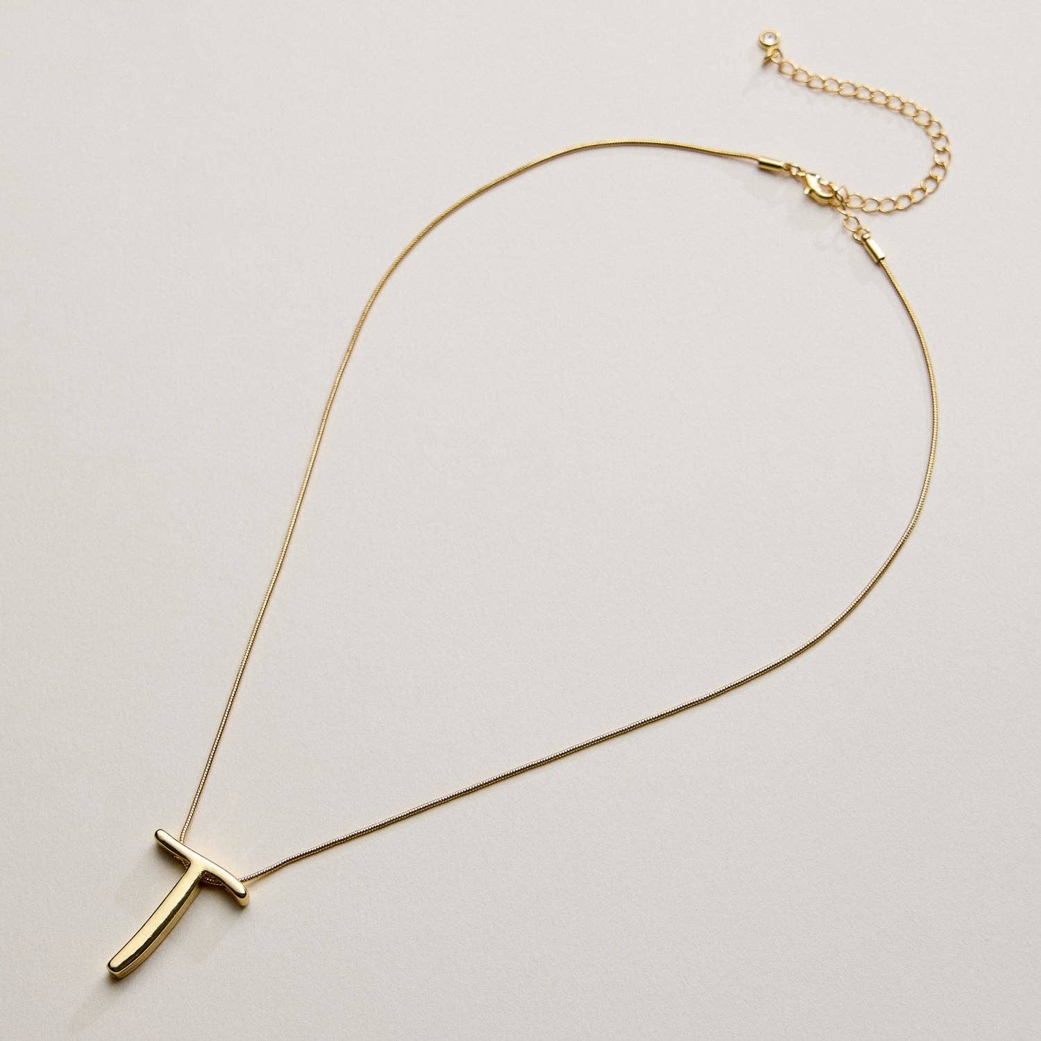 Frem - Wholesale Pendant/Charm Necklace - A Set of 16 Letters Gold Dipped Necklace – Gold & Silver Alphabet Charm Jewelry48