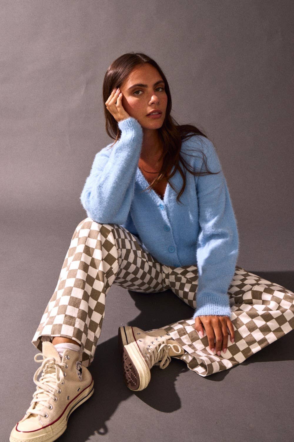 Papermoon - Wholesale Pants - Women's - PP16140-4 - Demi Checkered Bottoms w Elastic Band28