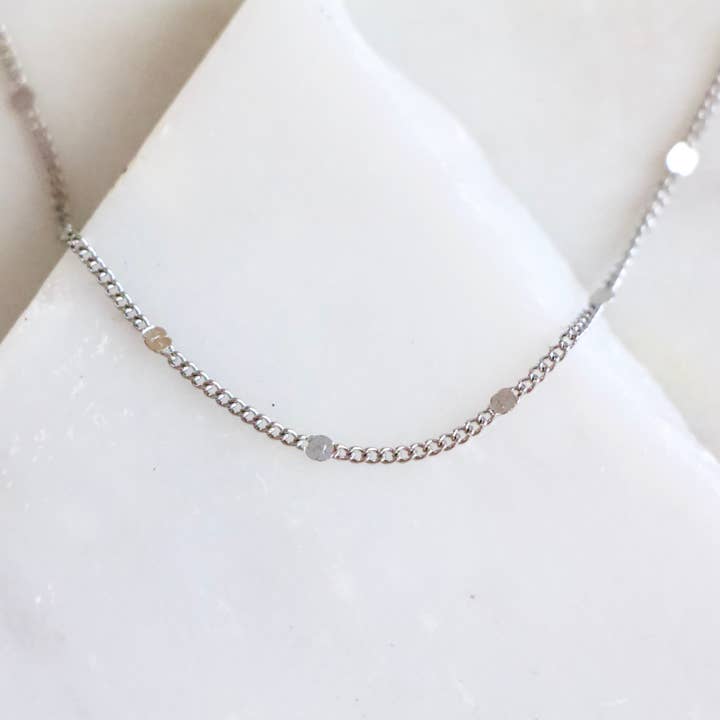 Mesa Blue - Wholesale Link & Chain Necklace - Just A Chain Necklace