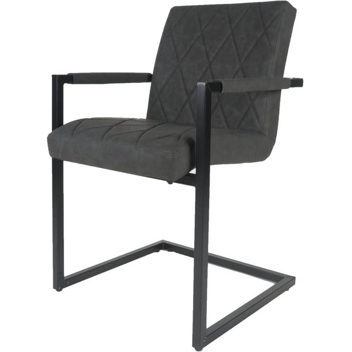 Home67 - Vendita all'ingrosso Sedie - Sedia da pranzo Montreal Antracite