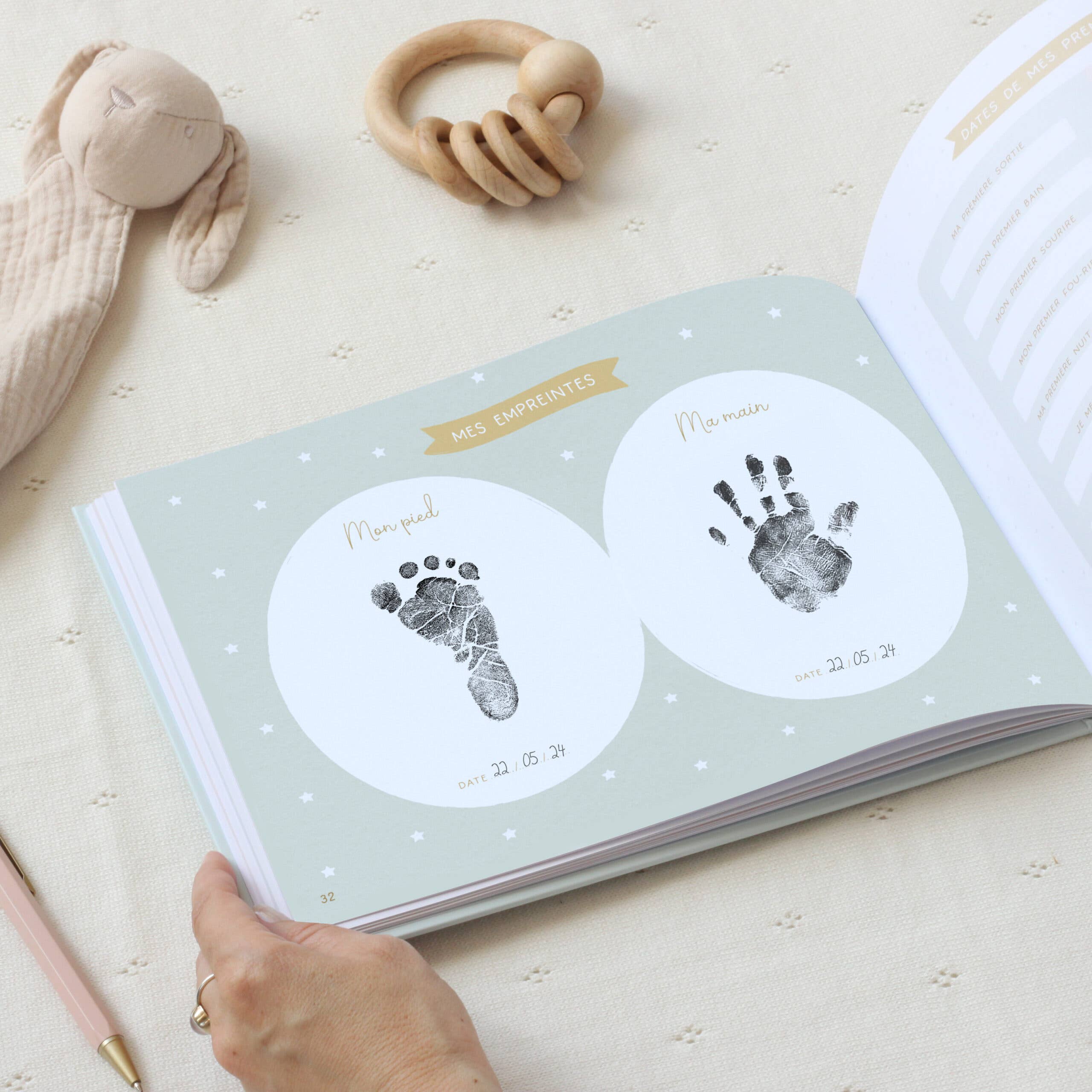 Zü – wholesale Minnesbok - Barn och baby – Bebisens första års bok4