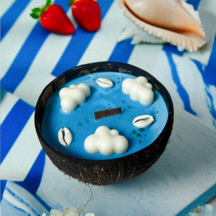 Surfing Road - Wholesale Novelty Candle - Coconut candle Mykonos dream: strawberry, coco et vanilla1