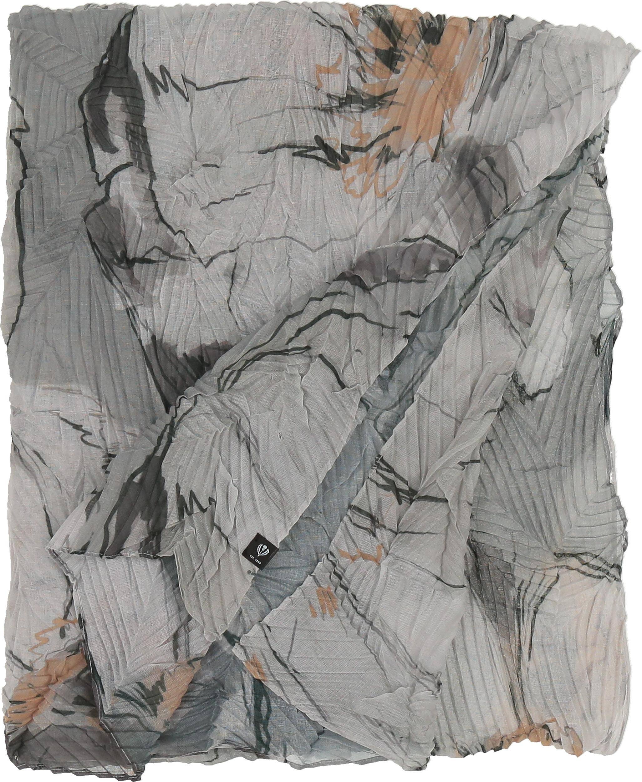 FRAAS - The Scarf Company - Vente Écharpe – femme - Plisse écologique à fleurs botaniques12