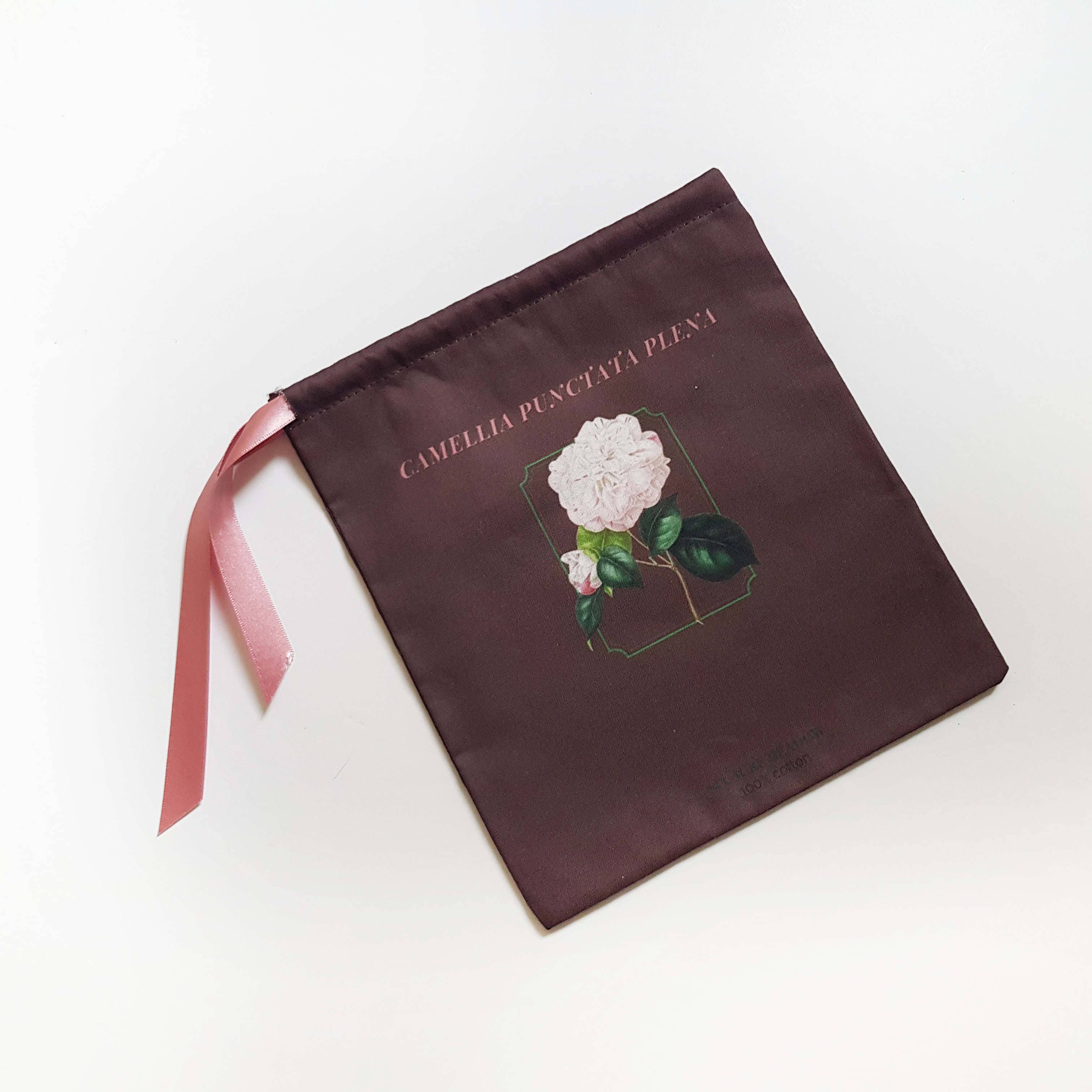 Six Acre Meadow – wholesale Gift bag – Thank You Gift Pouch with Camellia Floral Print5