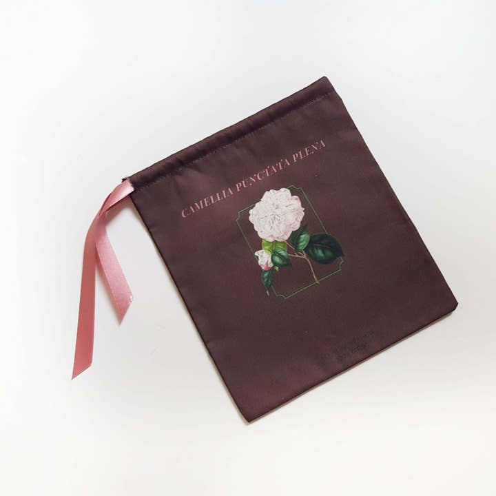 Six Acre Meadow – wholesale Gift bag – Thank You Gift Pouch with Camellia Floral Print5