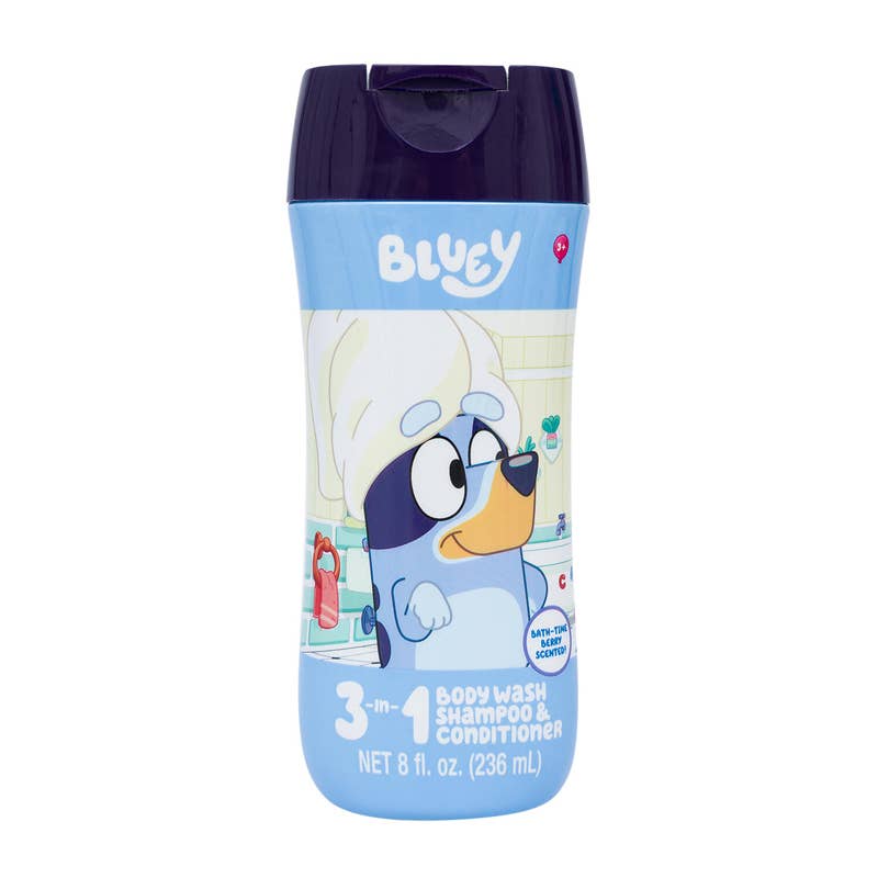 Deluxe Import Trading - Wholesale 2-in-1 shampoo & body wash – Baby - Bluey 3 In 1 Body Wash Shampoo & Conditioner - Berry Scented0