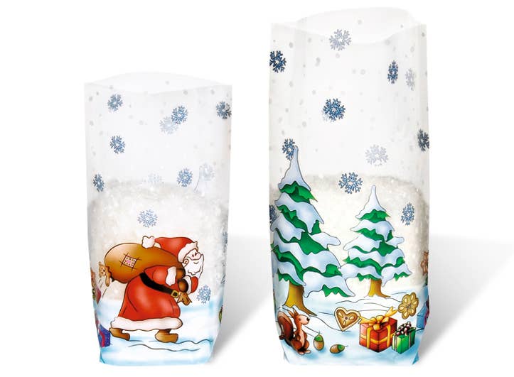 URSUS® / Buntpapierfabrik Ludwig Bähr GmbH & Co. KG - Wholesale Gift Bag - Ground gift bag “Christmas” (11.5 x 19 cm)0