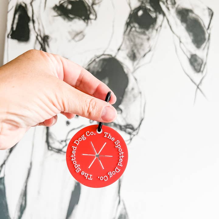 The Spotted Dog Company - Wholesale Pet poo bag dispenser - Red Poop Caddy