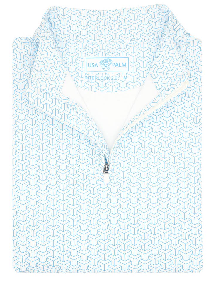 USA Palm - Wholesale Sweatshirt - Unisex - Cloud 1/4 Zip110