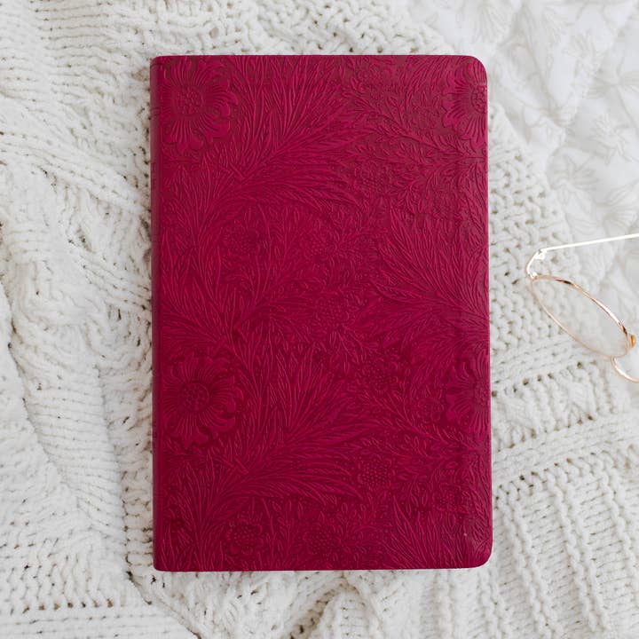 ESV Large Print Thinline Bible TruTone®, Raspberry Floral for wholesale by The Daily Grace Co