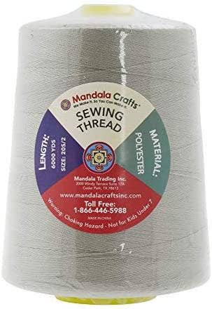 Mandala Crafts - Wholesale Thread - Mandala Crafts All Purpose Sewing Thread from Polyester for Serger, Overlock, Quilting, Sewing Machine30
