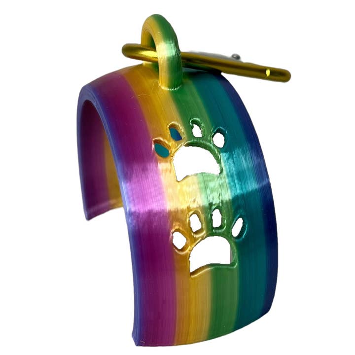 Best Friend Supplies Co - Wholesale Pet Fetch Ball - Dog - Rainbow 3D Printed Tennis Ball Holder2