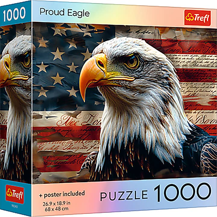 Trefl Red Proud Eagle 1000 Piece for wholesale by Trefl USA