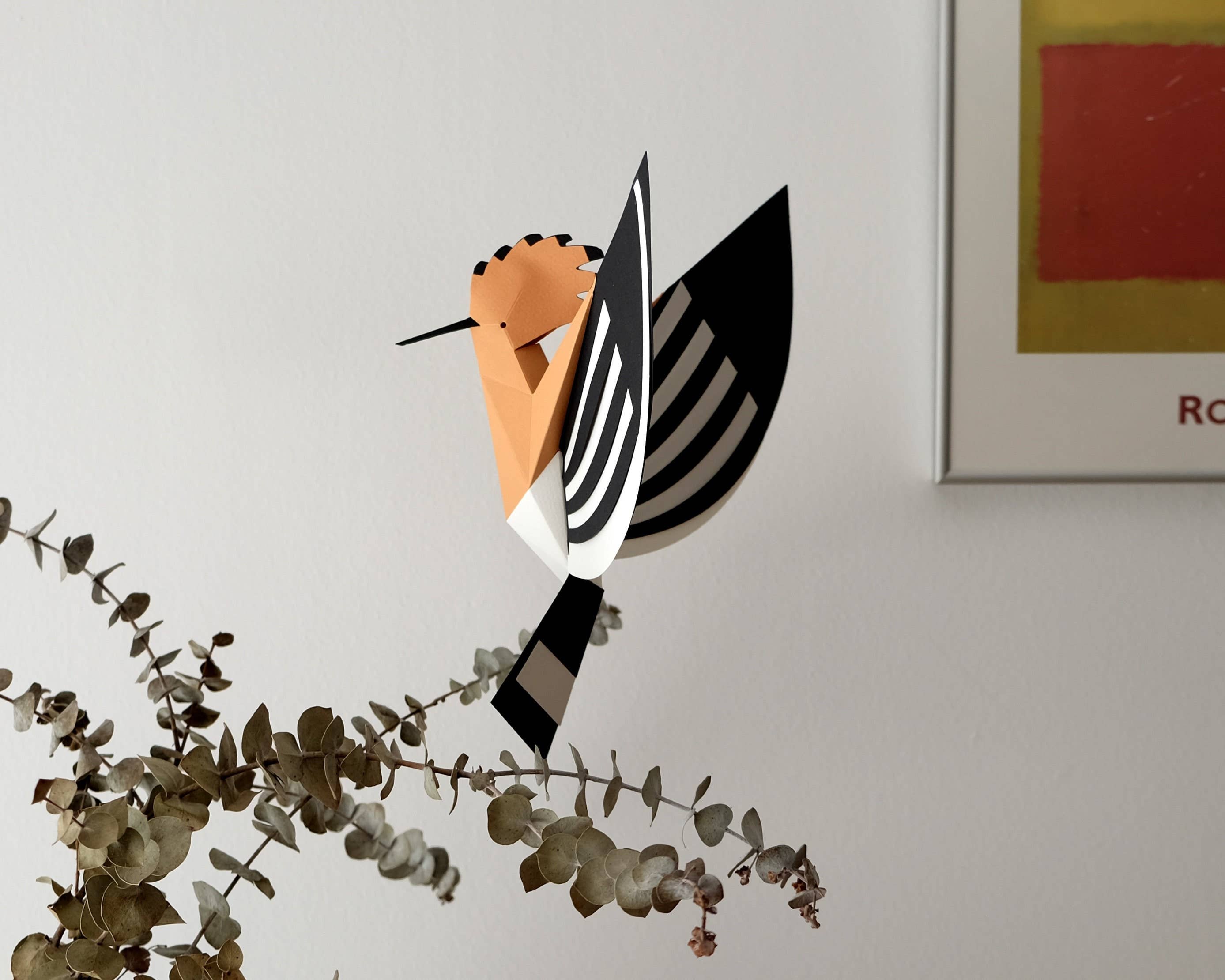 PLEGO - Wholesale DIY Craft Kit - UPUPA EPOPS - paper bird1