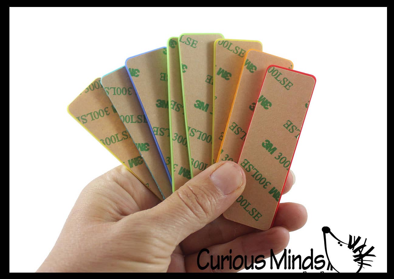 Curious Minds Toys - Wholesale Fidget toy – Kids - 1 Textured Silicone Stickers - Calming Fidget Breathing Rela1