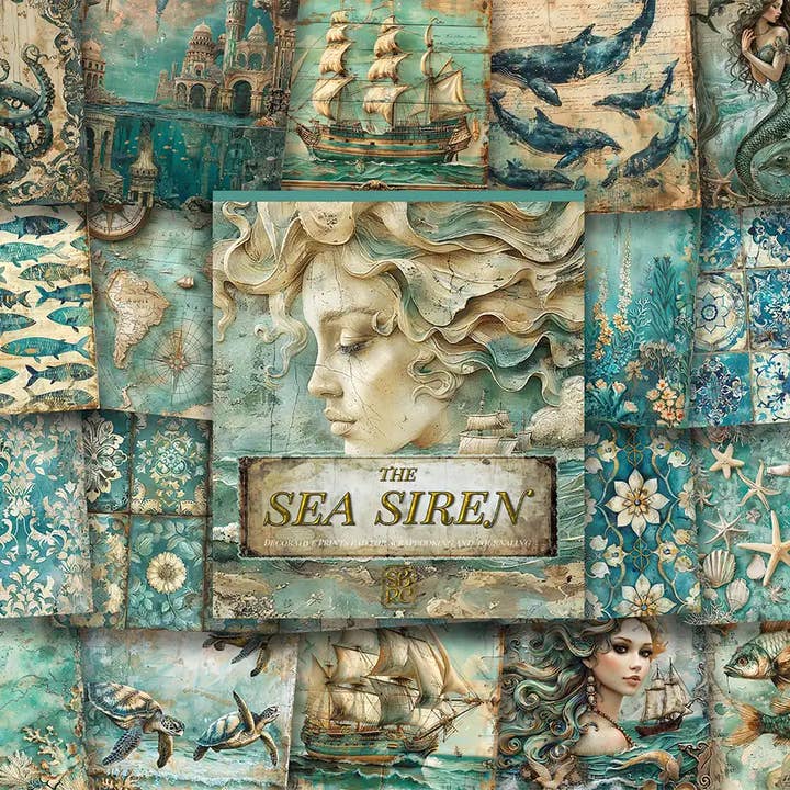 A Sirene do Mar por atacado de Scrapbook Resource Co