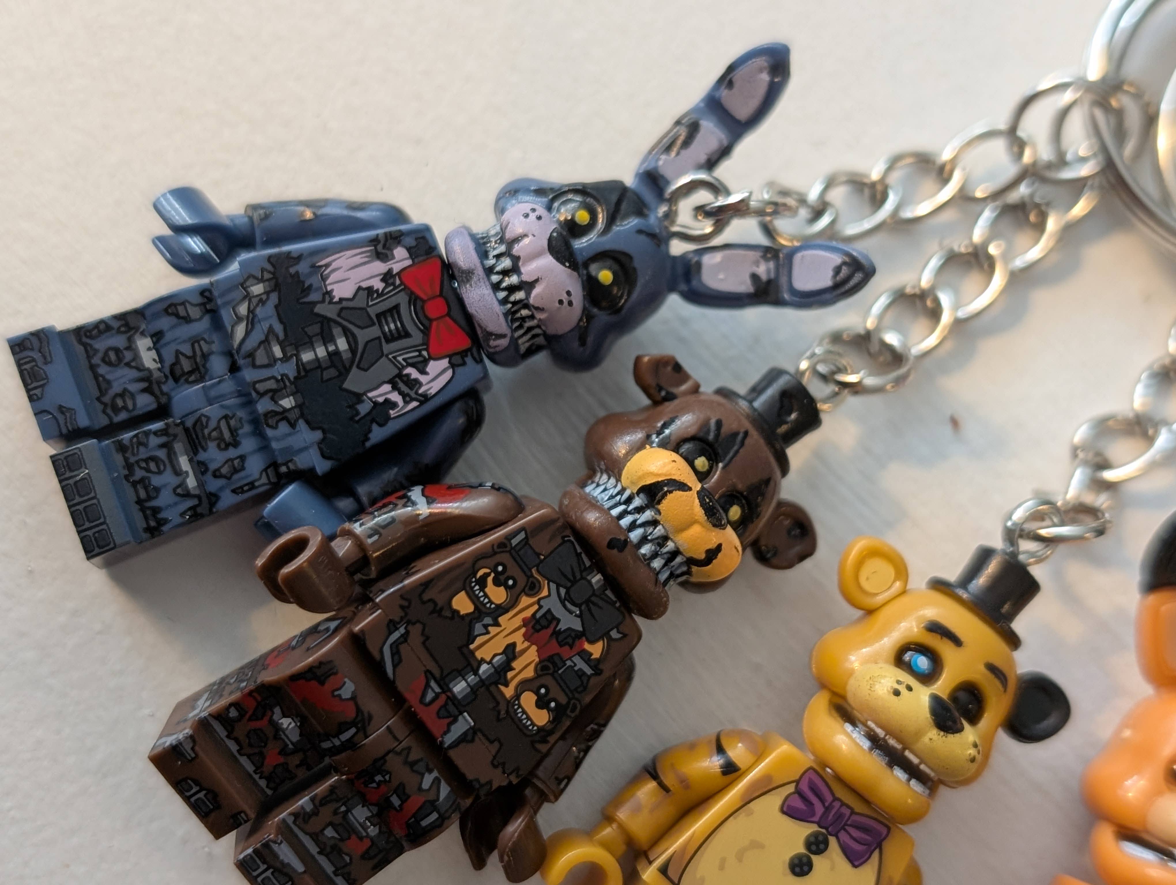 Con-Quest Crafts - Wholesale Keychain - Unisex - Five Nights at Freddy's inspired Minifigure Keychains5