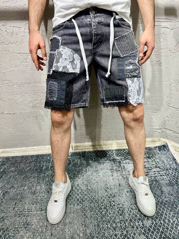 SERNES - Wholesale Shorts - Men's - Denim Shorts - 2375-2
