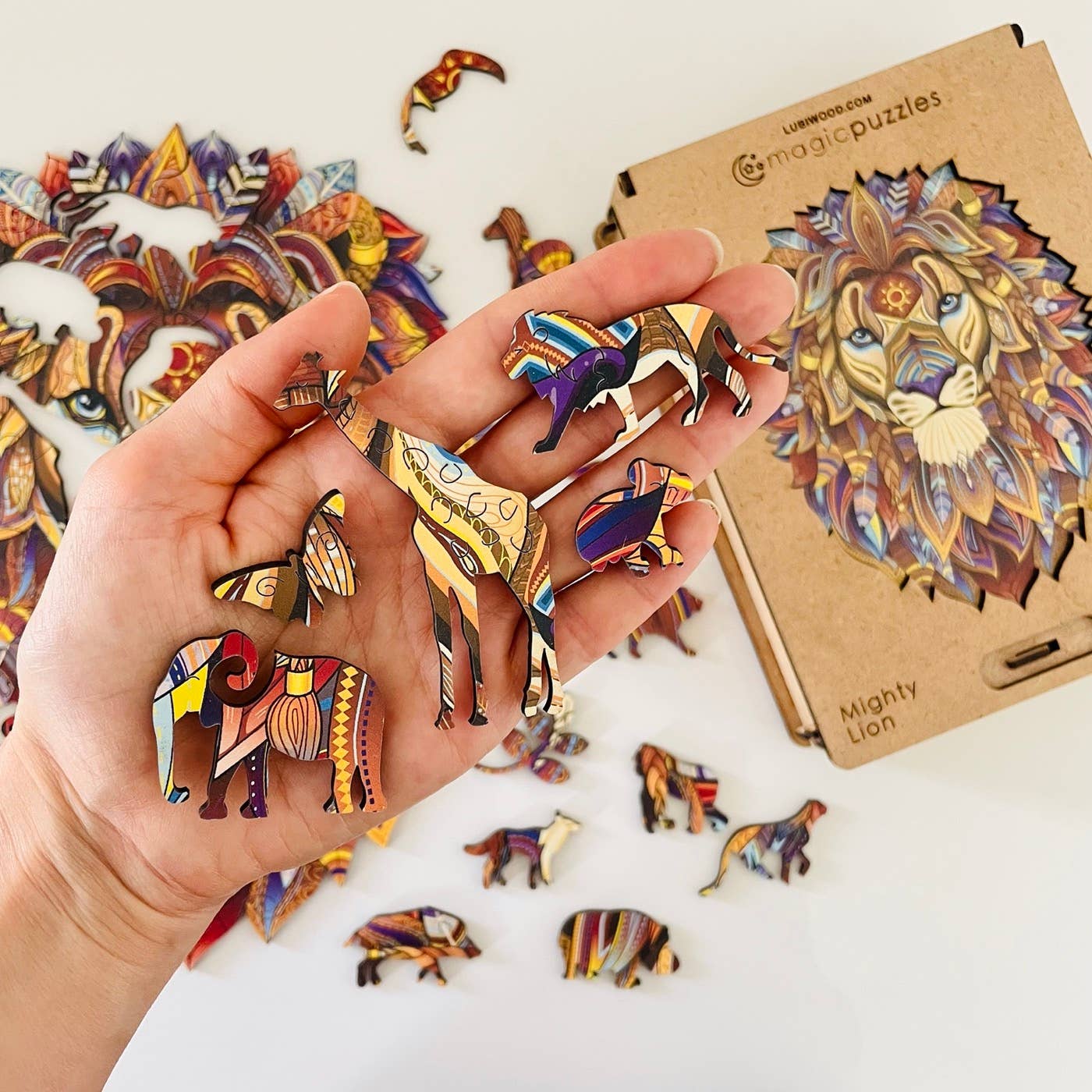 Wooden Jigsaw Puzzle Lion – Magic Puzzzles