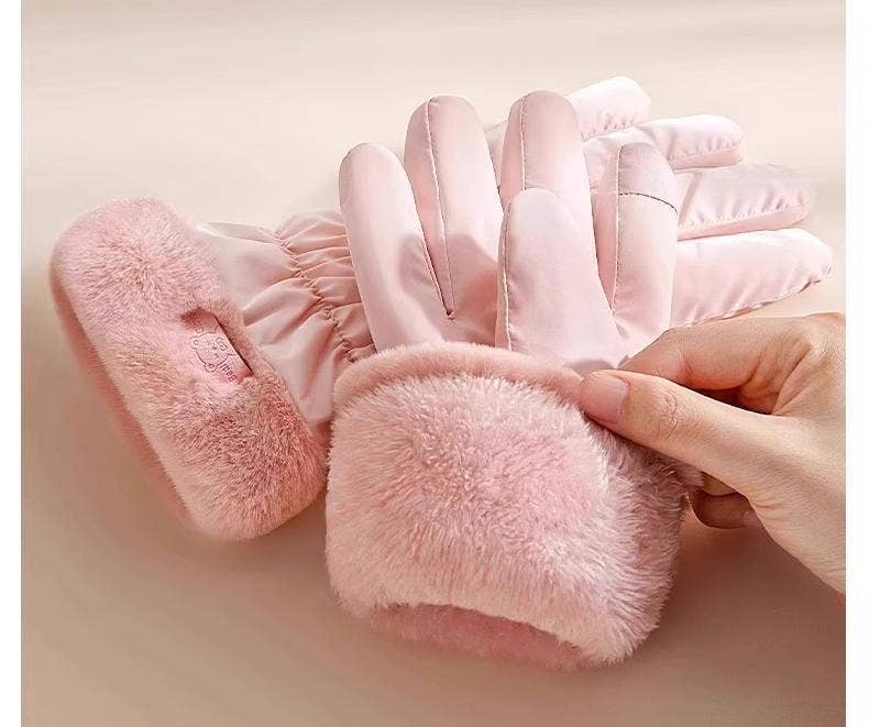 Tourtiwi - Wholesale Gloves - Women's - Women's winter thickened fleece touch screen warm gloves4