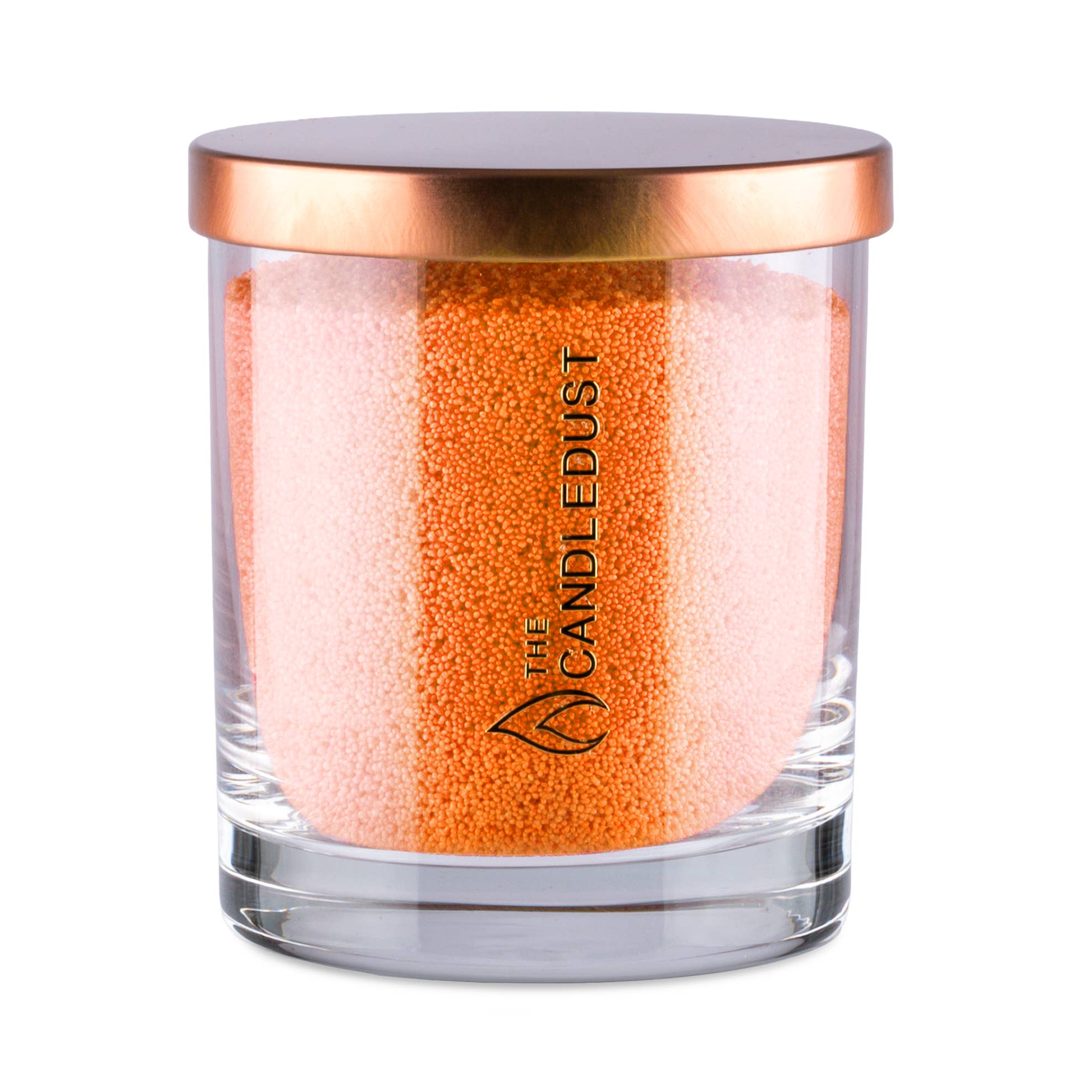 The Candledust - Wholesale Jar/Filled Candle - Orange Unscented Candle Sand candle 160g