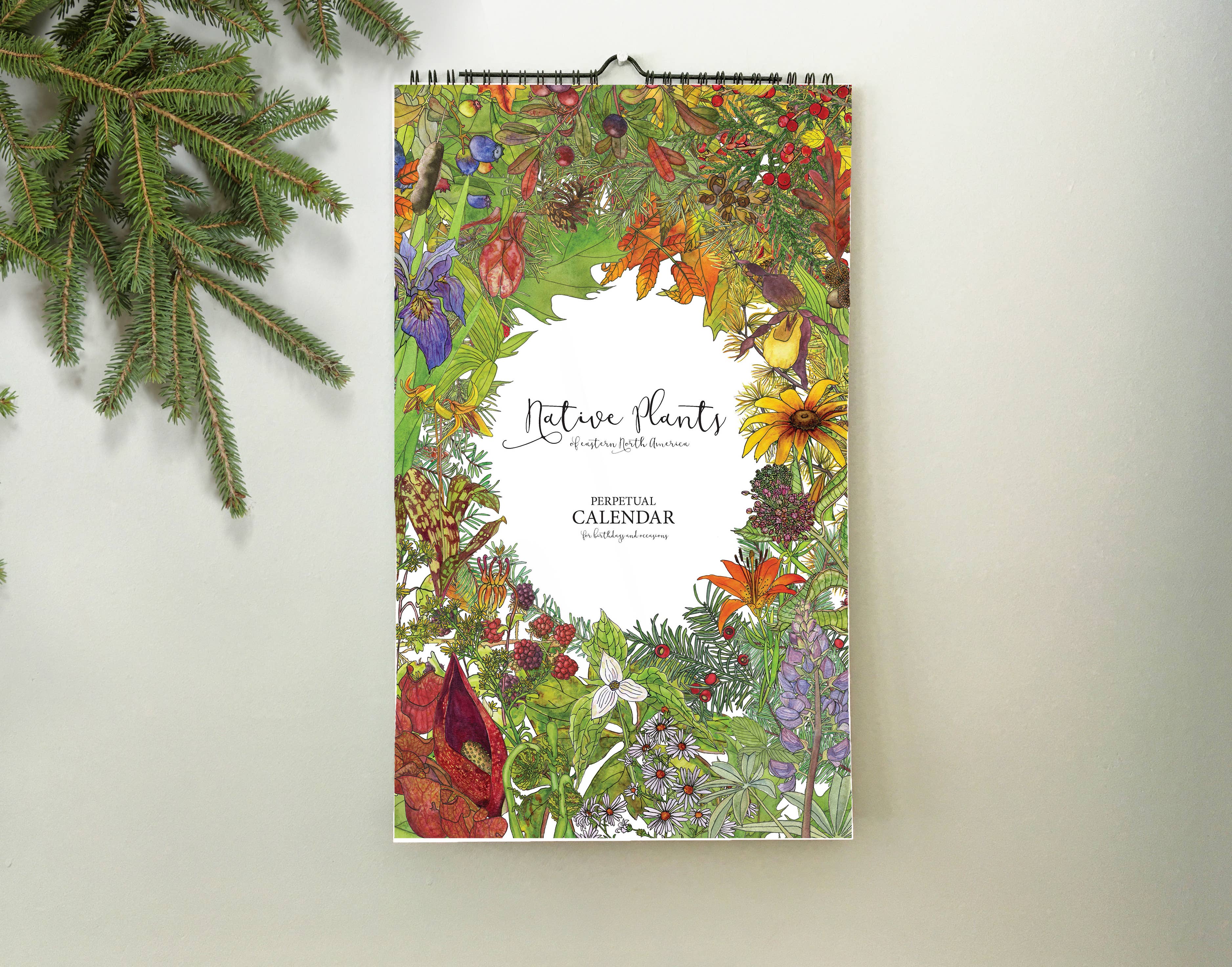 Wander & Gather - Wholesale Calendar - Native Plant Perpetual Birthday Calendar1