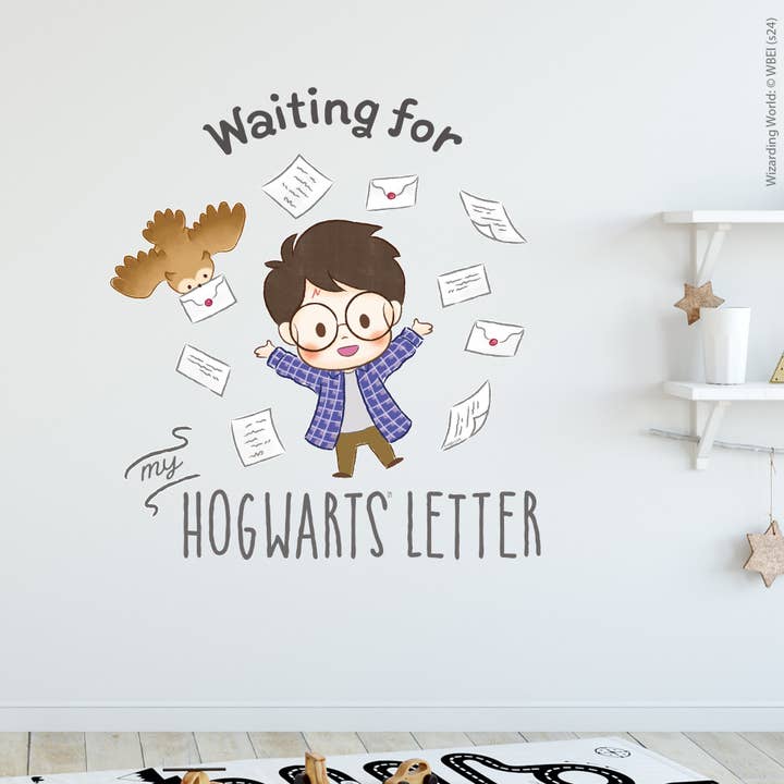 HARRY POTTER Wall Sticker – Waiting For My Hogwarts Letter Wall Decal Wizarding World Art for wholesale by Themed