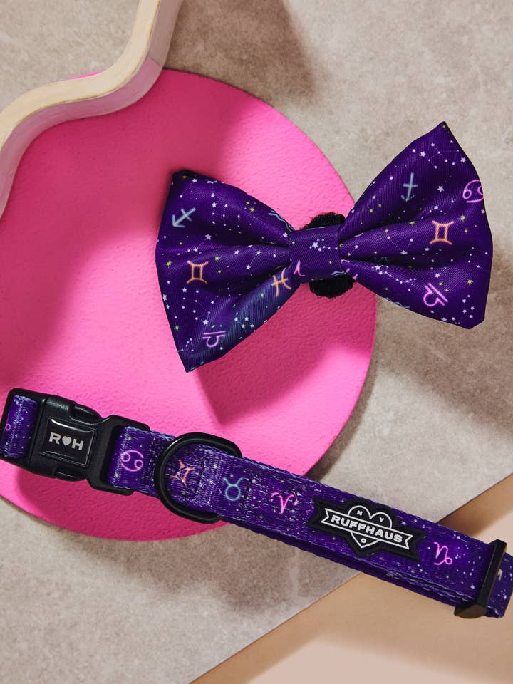 Zodiac Dropp Hundhalsband & Fluga för wholesale av Ruffhaus NYC