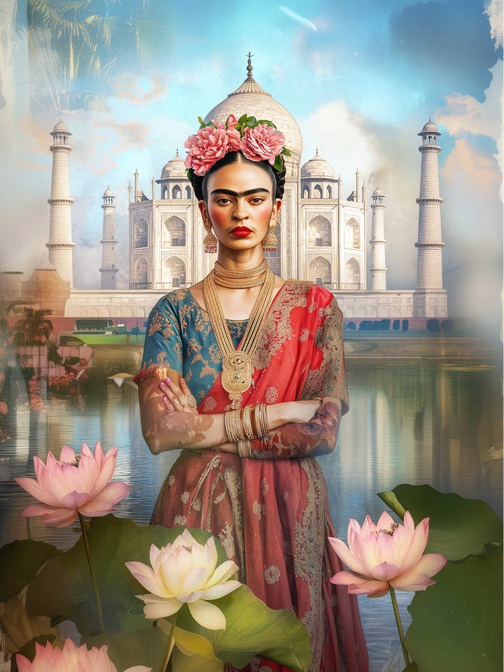 Frida Kahlo: India | Card Fripperies for wholesale by Fripperies