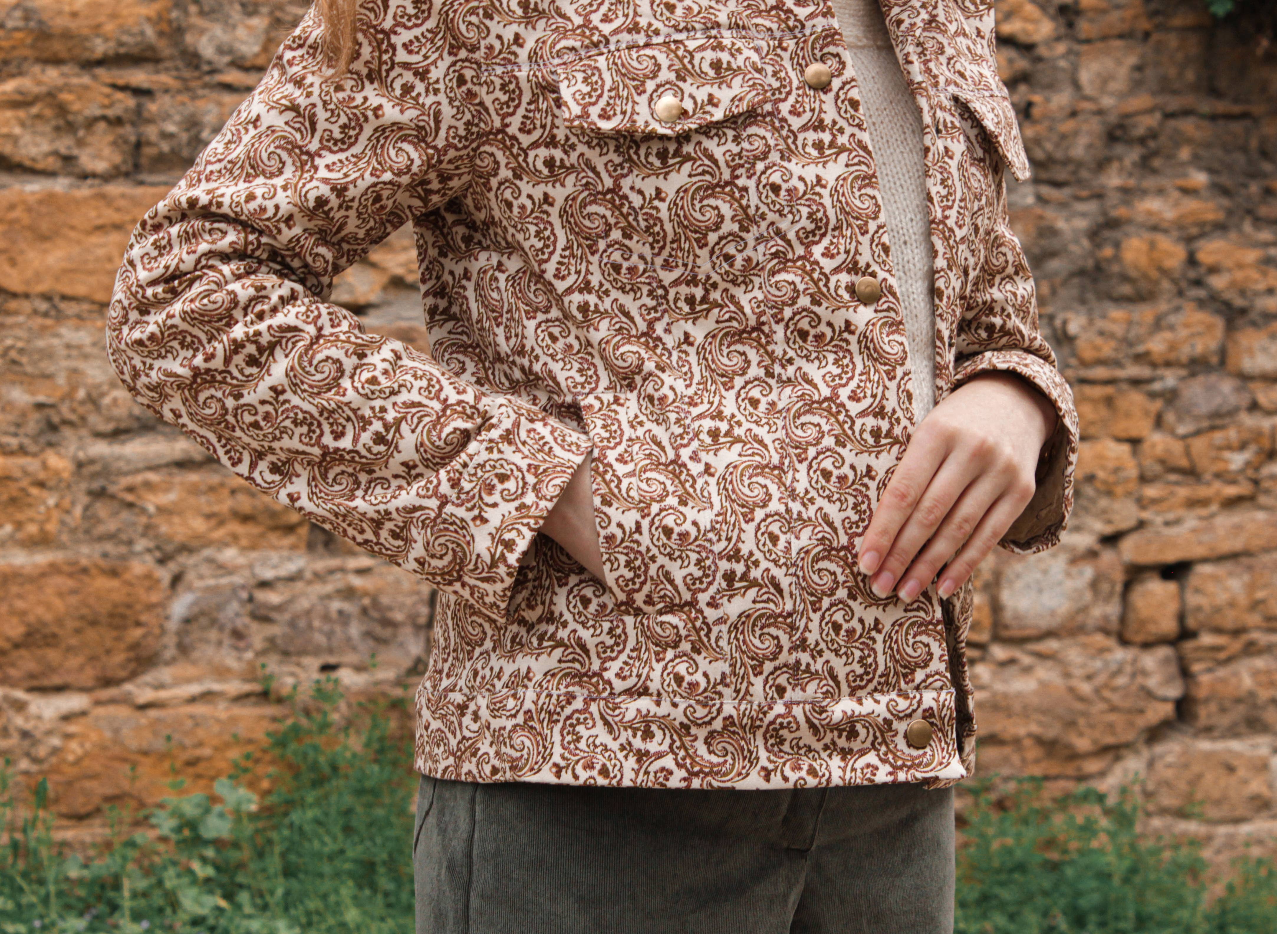 Cha' coud - Wholesale Craft Sewing Kit - Sewing pattern - Elsa jacket3