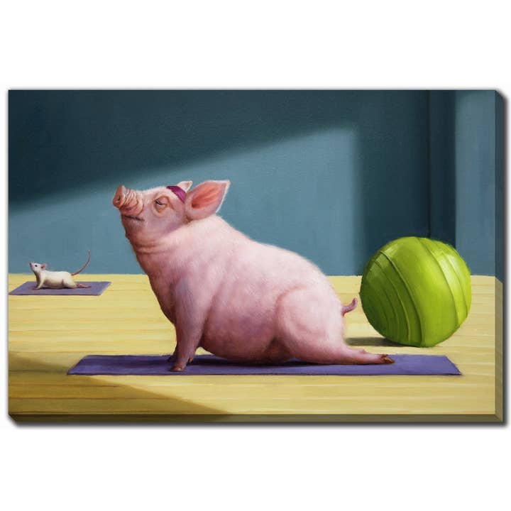 Yoga With Friends Printed 30x45 Canvas Wall Art for wholesale by Streamline Art