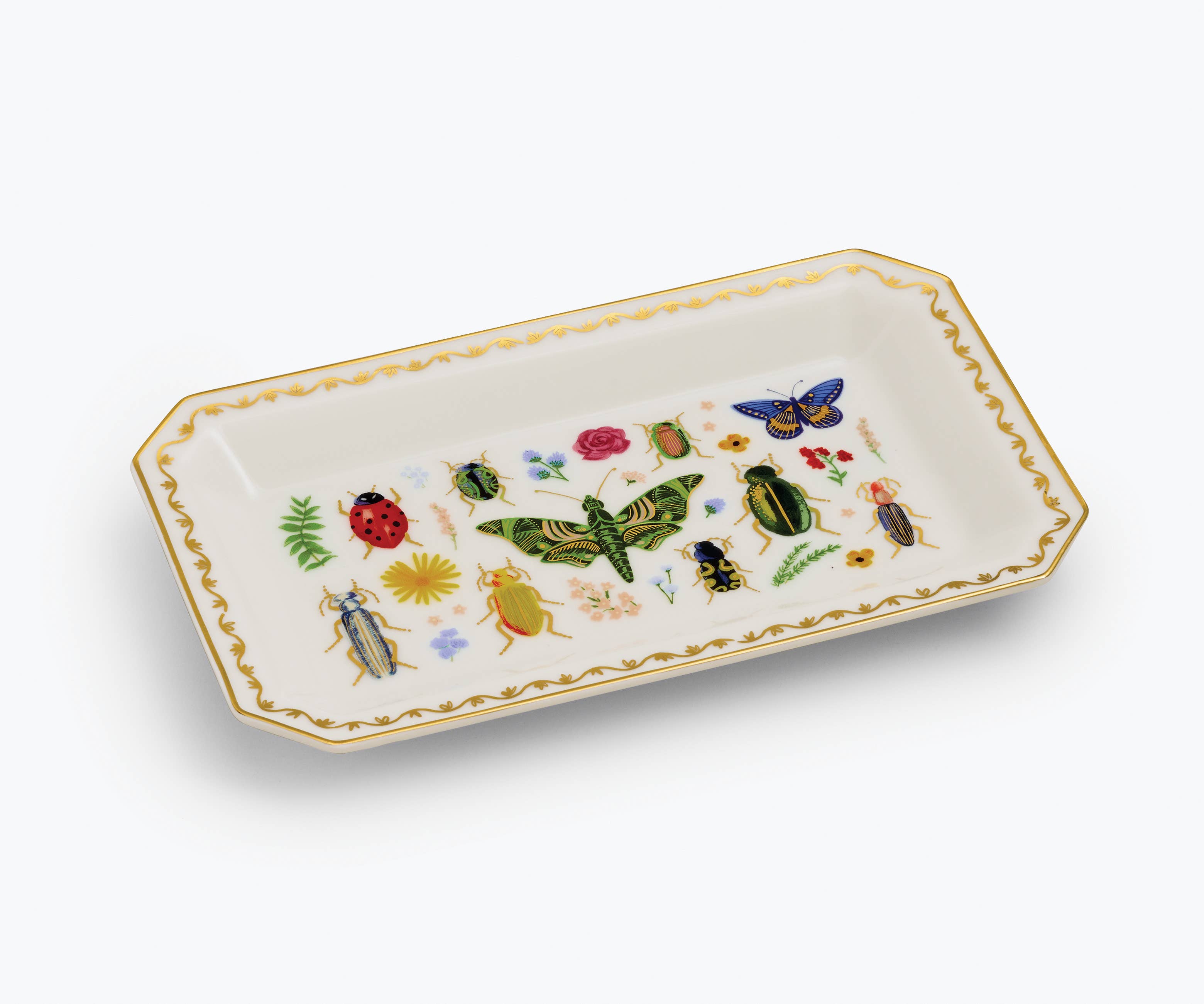 Rifle Paper Co. - Wholesale Decorative Tray - Curio Large Porcelain Catchall Tray1