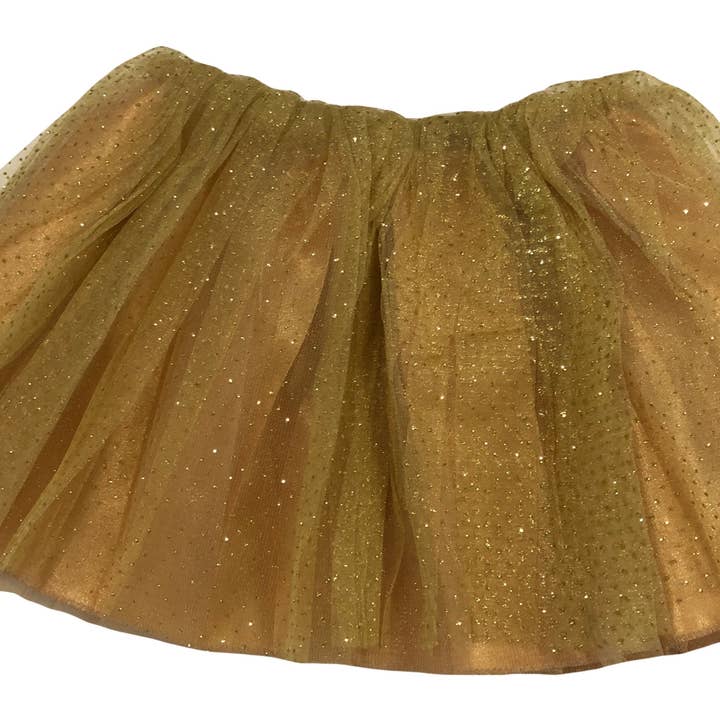 Sparkle Sisters by Couture Clips – wholesale Tutu – Child – Gold Petite Dot Tutu2