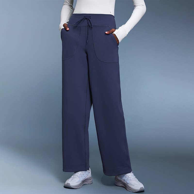 WONDERXFANS - Wholesale Athletic Sweatpants/Joggers - Women's - Buttery-soft fleece-lined relaxed straight-leg sweatpants1
