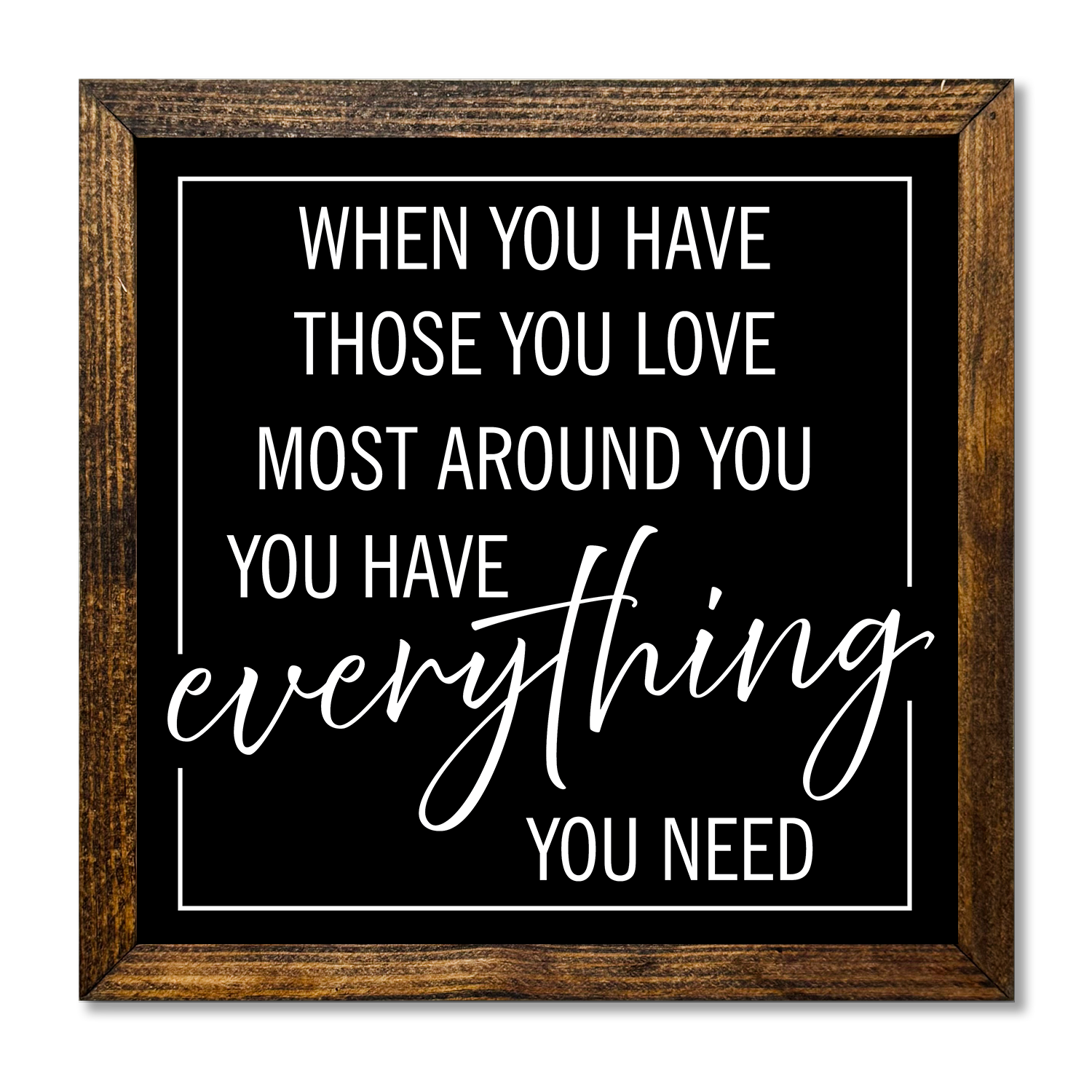 Jarmz Designs - Wholesale Sign - TIMBERLAND FRAME EVERYTHING YOU NEED0