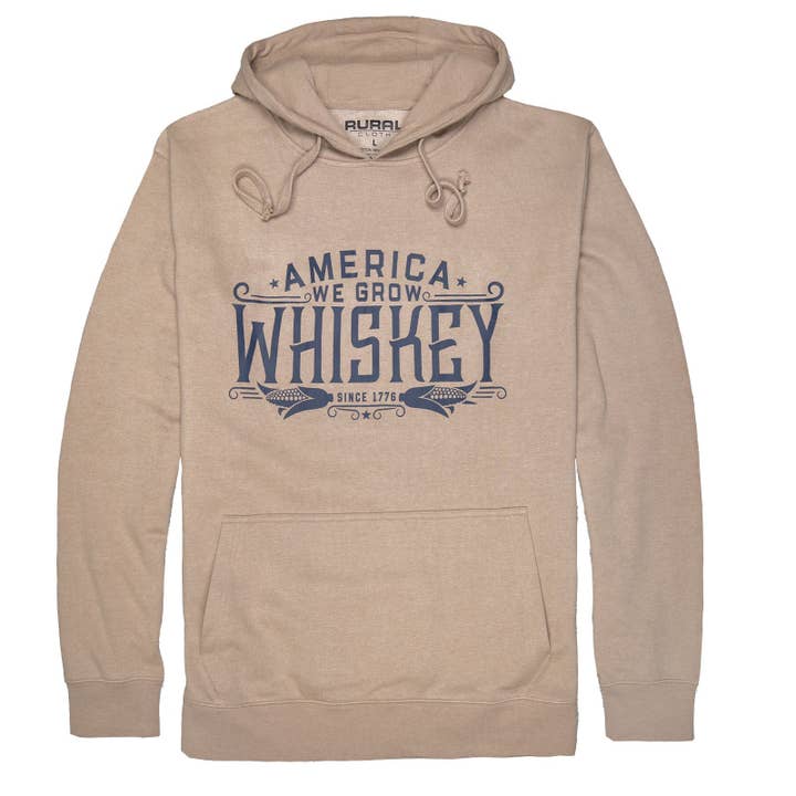 We Grow Whiskey Pullover for wholesale by American Cattle Co