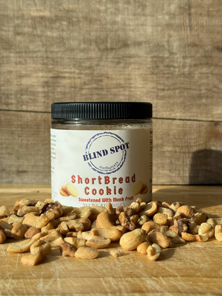 Shortbread Cookie--With MONK FRUIT for wholesale by Blindspot Nutbutters