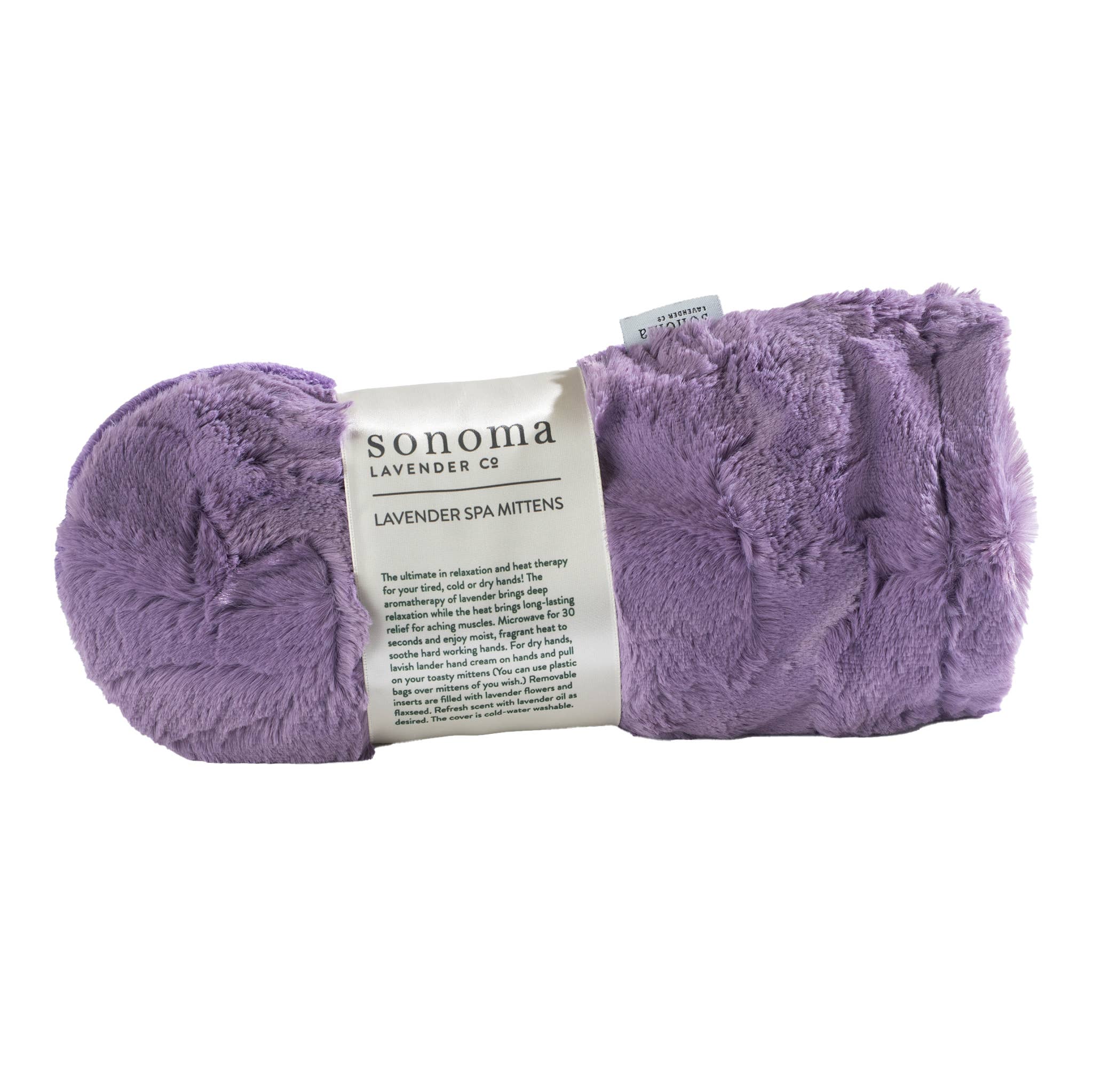 Sonoma Lavender - Wholesale Moisturizing Gloves - Spa Mittens - Lavender Dusty Plum 0