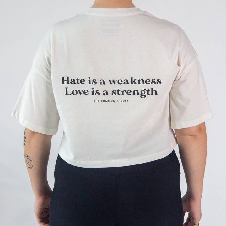 Choose Love Cropped Tee for wholesale by The Common Theory