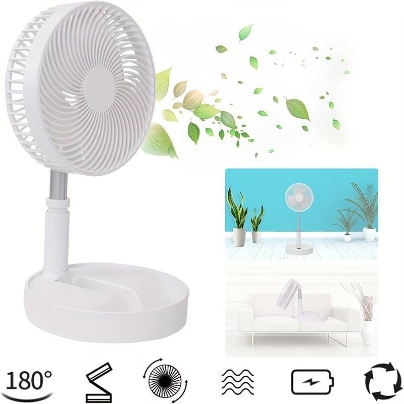 Shop Celino - Wholesale Electric Fan - Adjustable Height Rechargeable Fan with 4 Speed Settings3