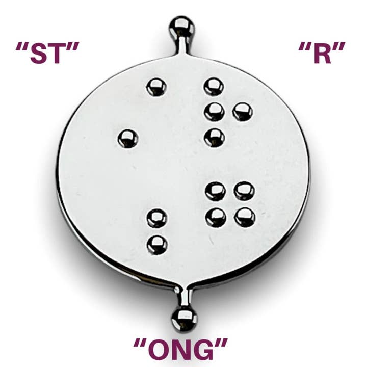 Braille STRONG Element (siente para revelar) para venta al por mayor de CONQUERing