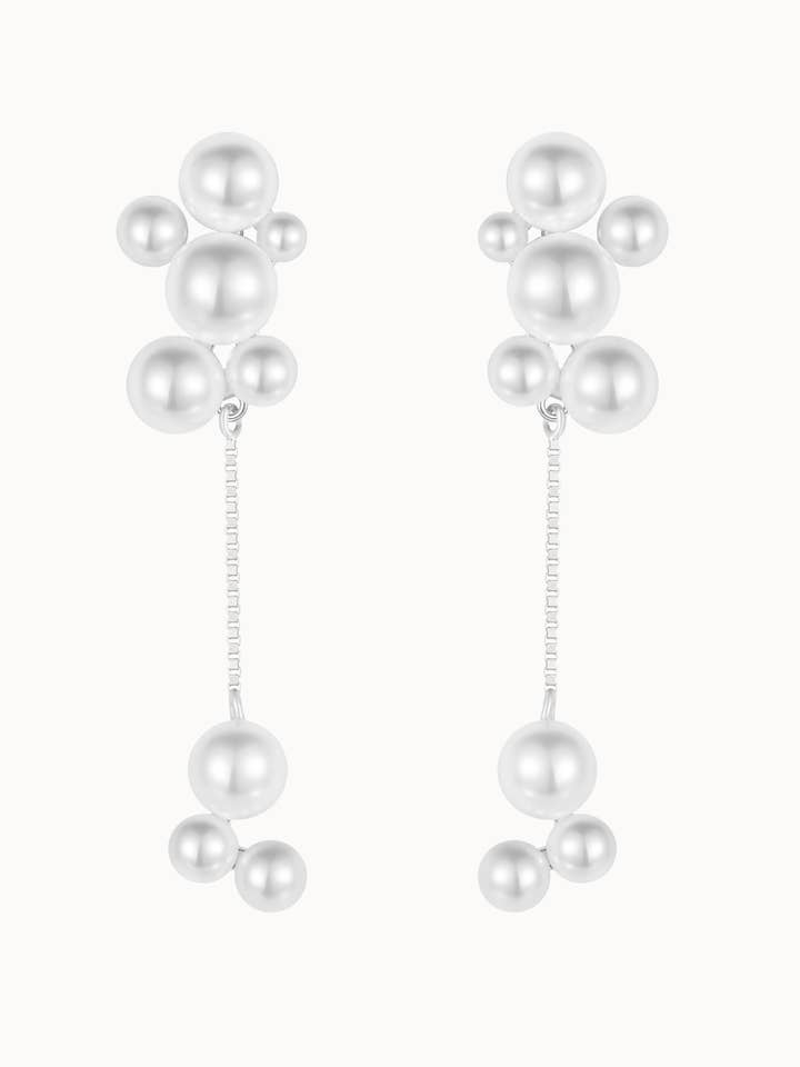 Meha Earrings - Silver for wholesale by Nava Copenhagen