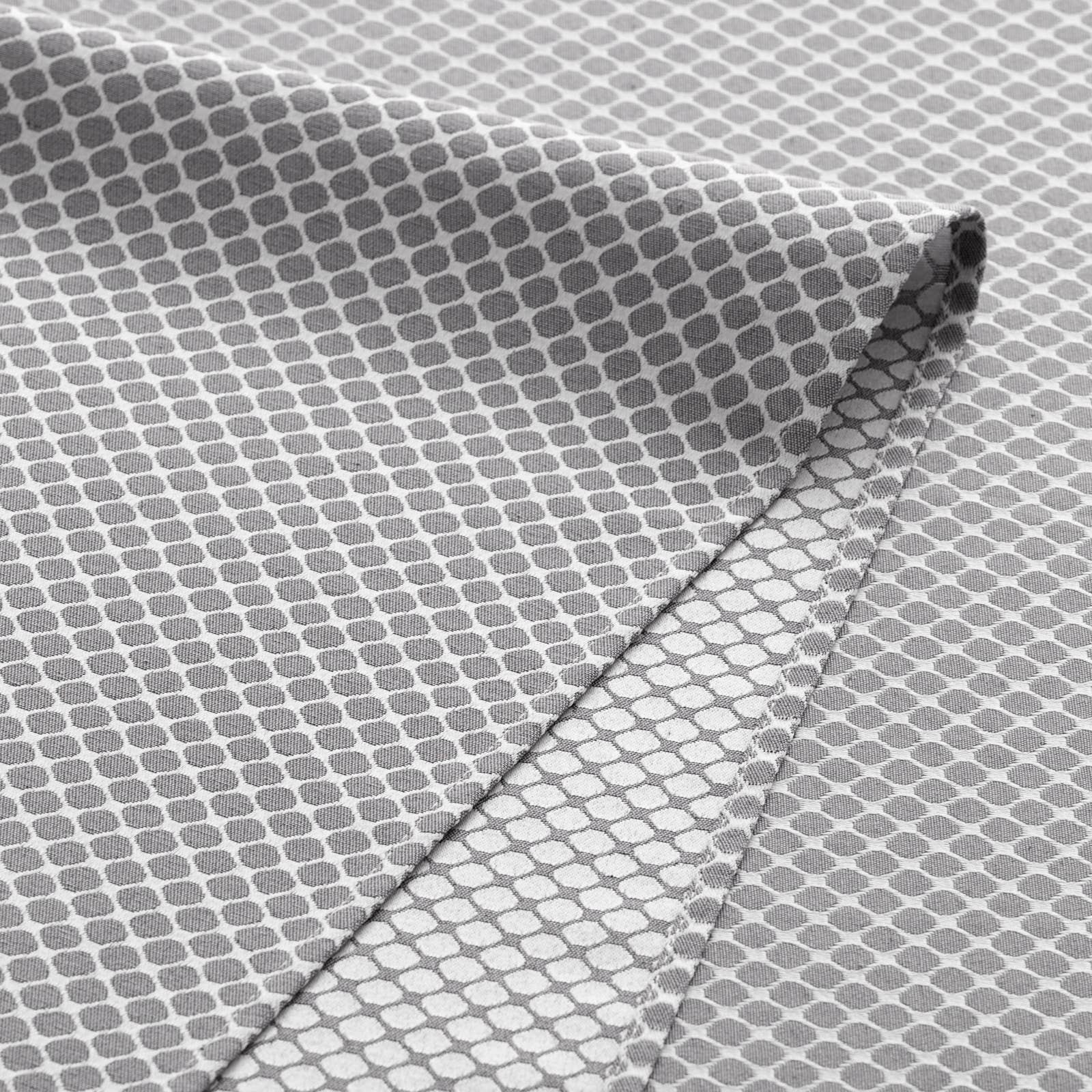 GAMUSI - Vente Nappes - Nappe imperméable jacquard coton géométrique LOSAN4